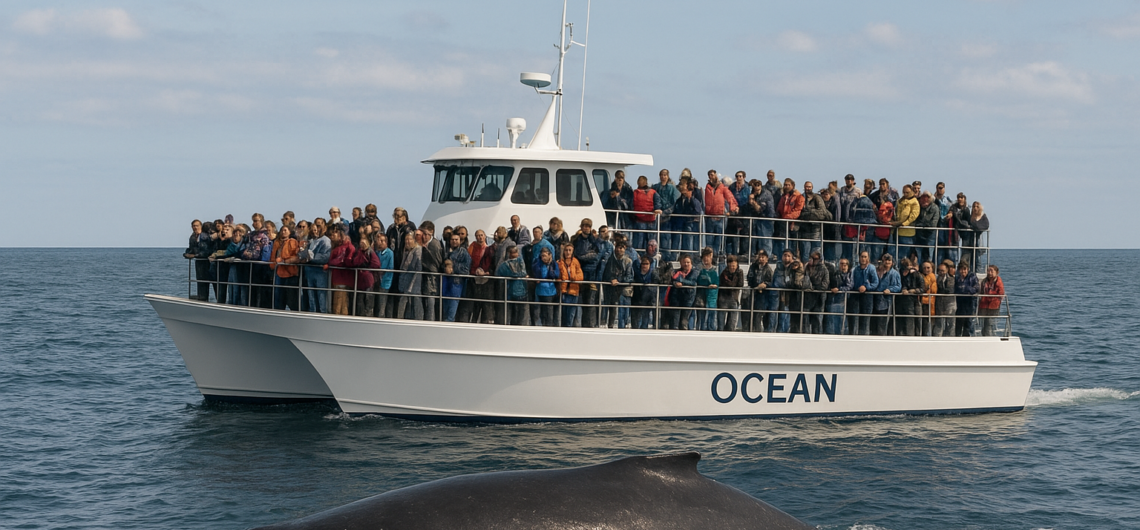 whale watching catamaran or speed boat?